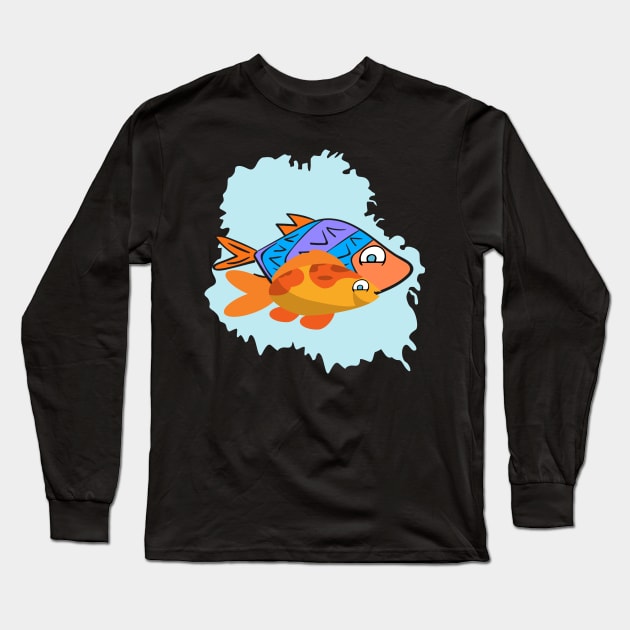 Aquarium Fish Long Sleeve T-Shirt by Explore The Tropics